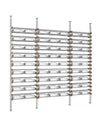 The Streamline, Walnut And Silver Metal