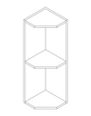 1/4 Round Shelf 32