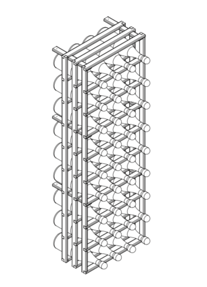 Champagne 48 Kit Rack