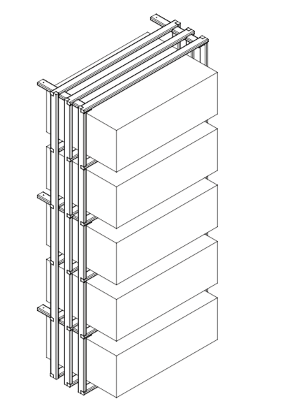 Woodcase 48 Kit Rack