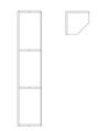 1/4 Round Shelf 48