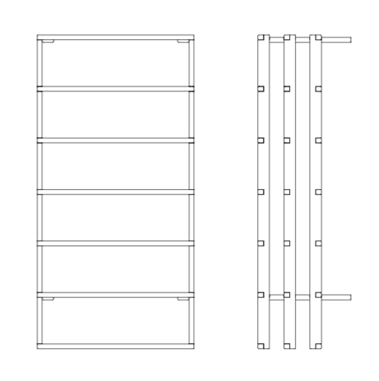 Champagne 32 Kit Rack
