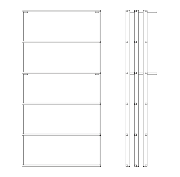 Woodcase 48 Kit Rack