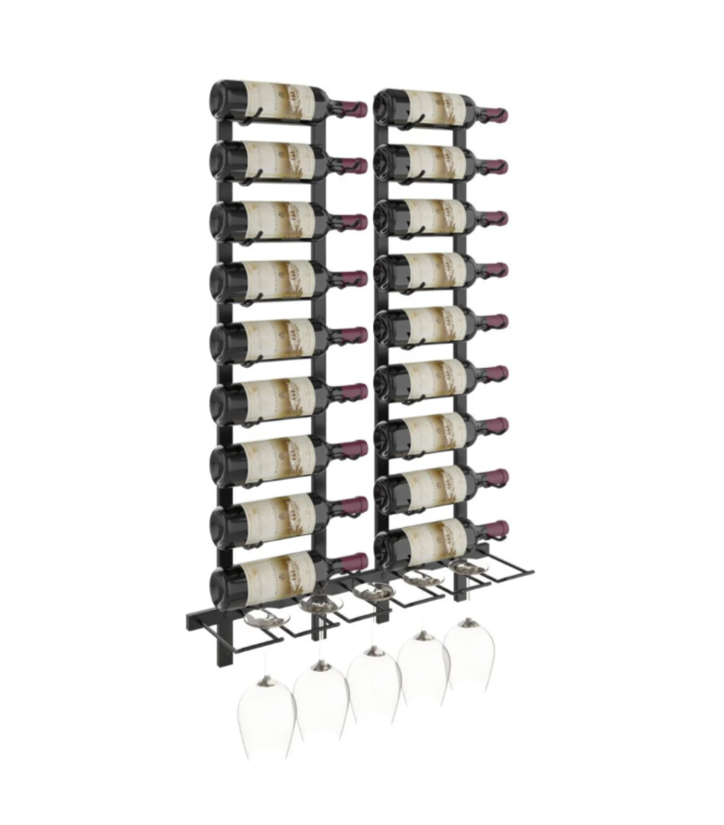 W Series Wet Bar (wall mounted metal wine rack kit)