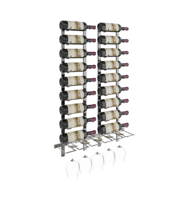 W Series Wet Bar (wall mounted metal wine rack kit)