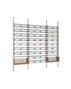 The U-Shelf, Walnut And Silver Metal