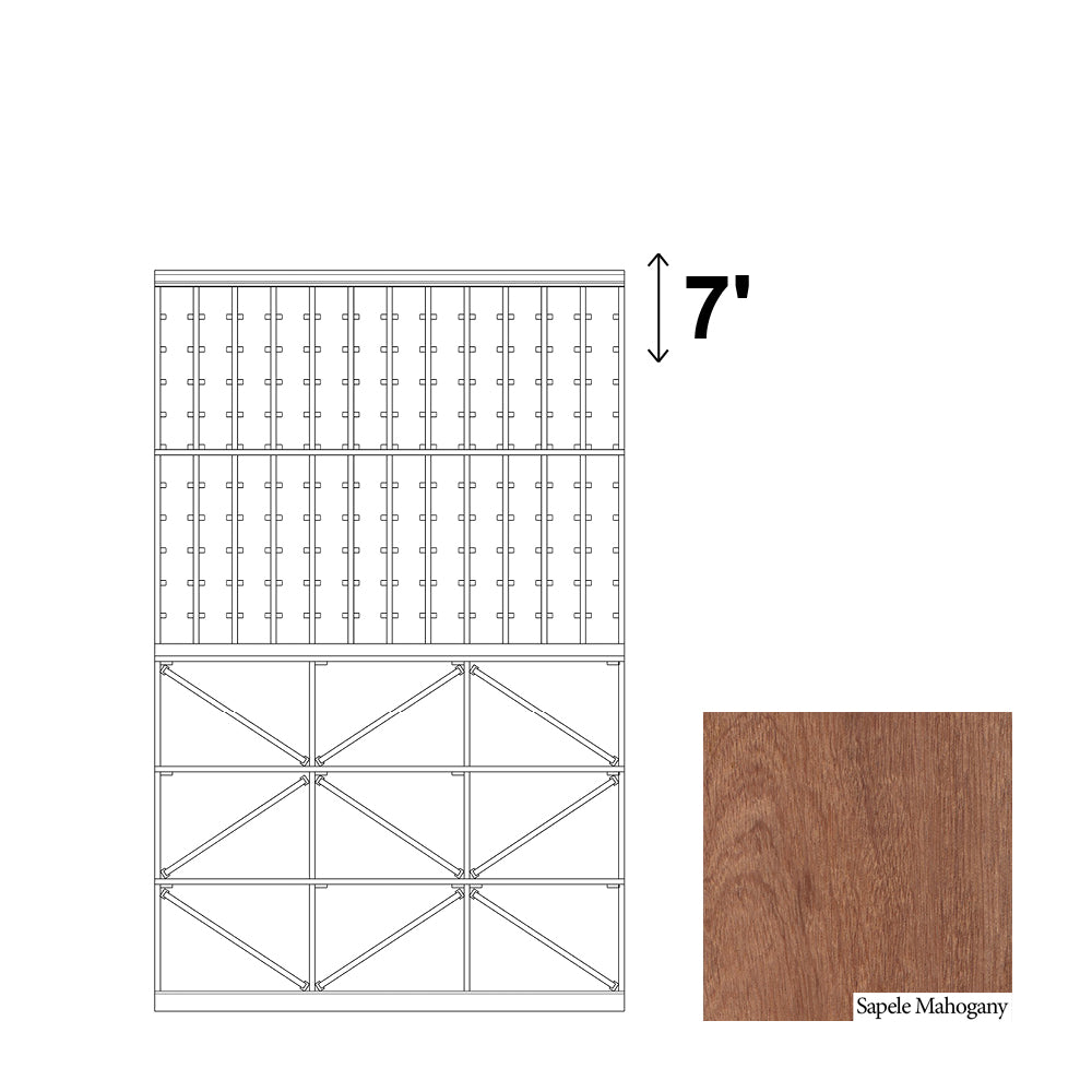 12 Column Rack & BIN - 750ml Bottles