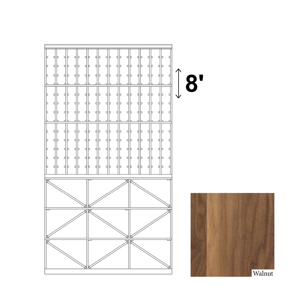 12 Column Rack & BIN - 750ml Bottles
