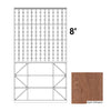 12 Column Rack & CASE + BIN - 750ml Bottles