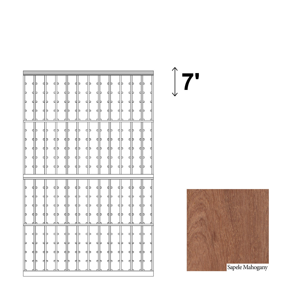 12 Column Rack - 750ml Bottles