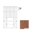 12 Column Rack & CASE + BIN with Display Row - 750ml Bottles