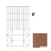 12 Column Rack & CASE + BIN with Display Row - 750ml Bottles