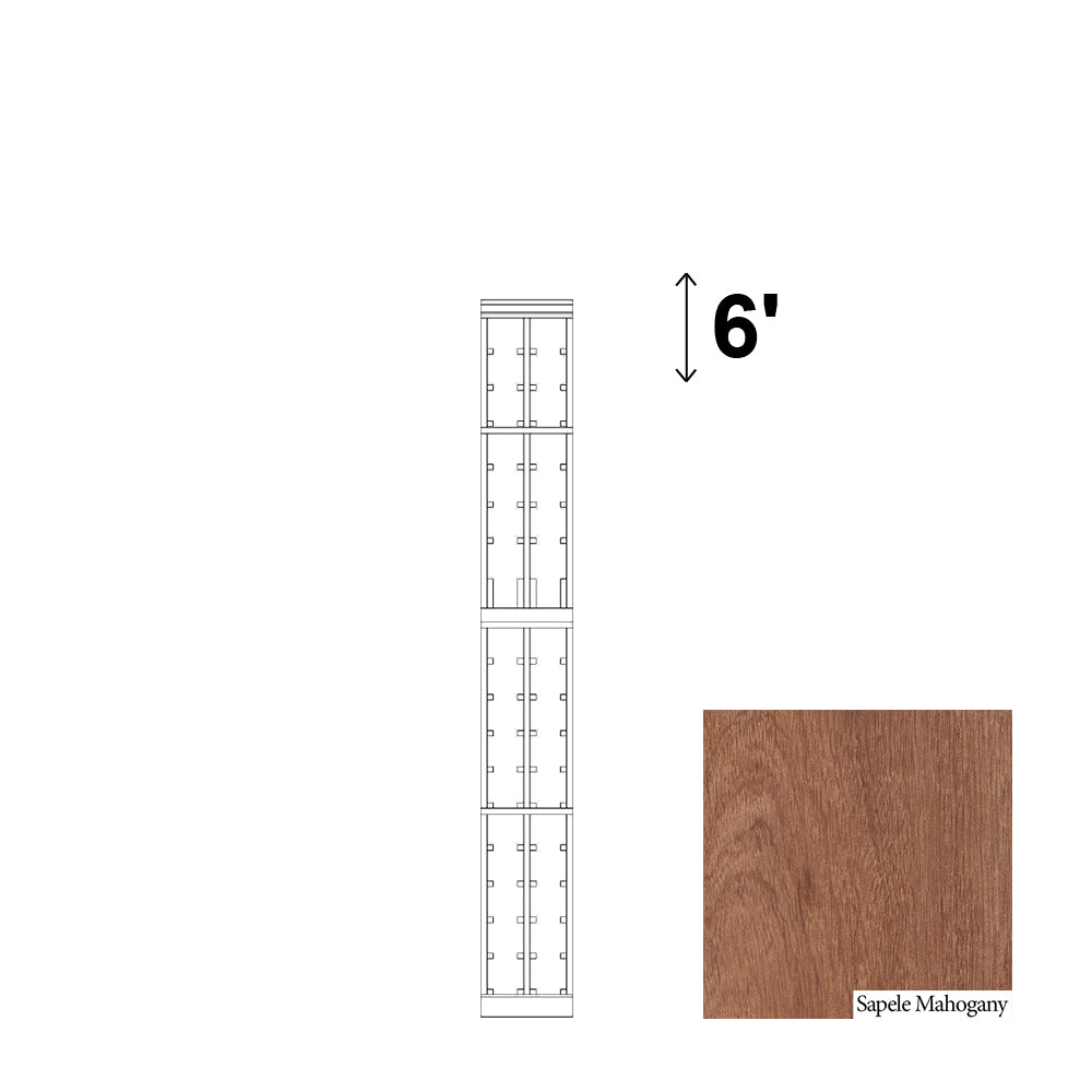02 Column Rack with Display Row - 750ml Bottles
