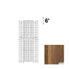 04 Column Curved Corner Rack with Display Row - 750ml Bottles