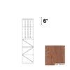 04 Column Rack with Display Row & BIN Storage - 750ml Bottles