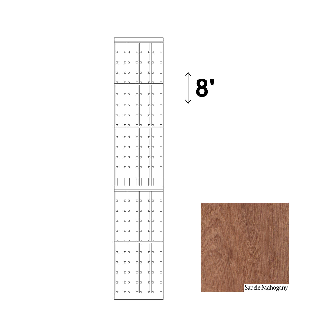 04 Column Rack with Display Row - 750ml Bottles