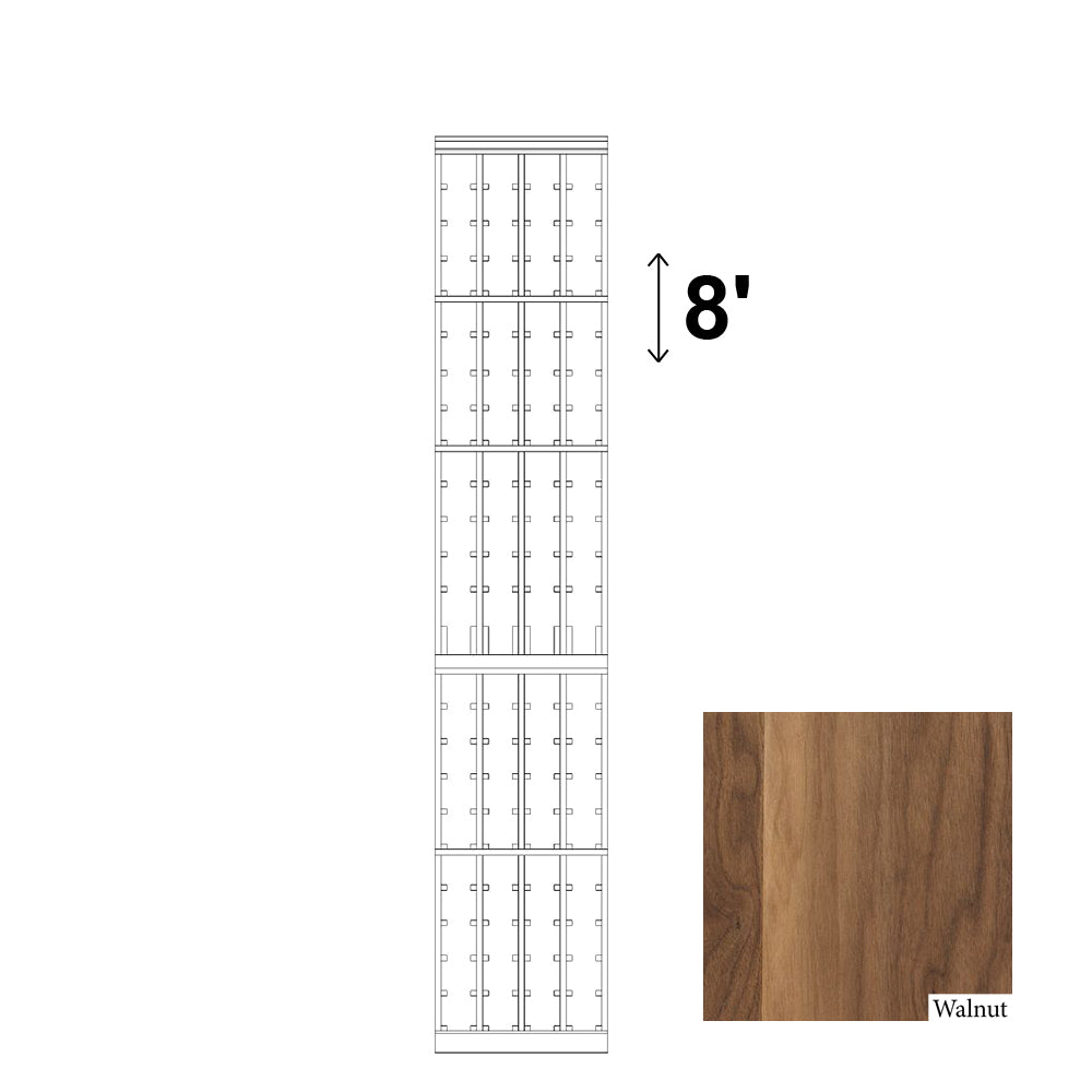 04 Column Rack with Display Row - 750ml Bottles