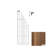06 Column Cascade Rack Right - 750ml Bottles
