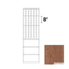 06 Column Rack with CASE Storage - 750ml Bottles