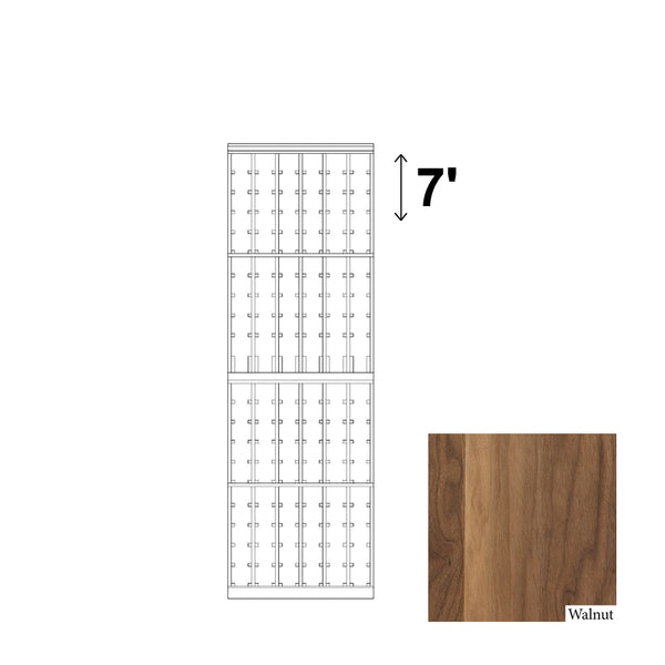 06 Column Rack with Display Row - 750ml Bottles
