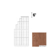 08 Column Cascade Rack Left - 750ml Bottles