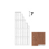 08 Column Cascade Rack Right - 750ml Bottles