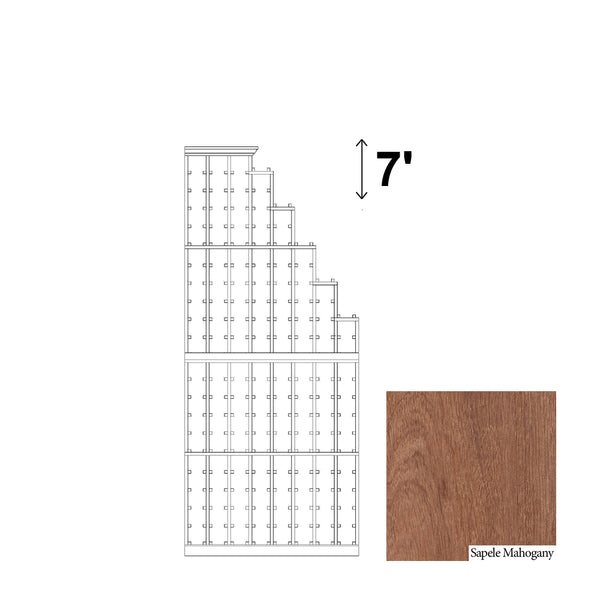 08 Column Cascade Rack Right - 750ml Bottles