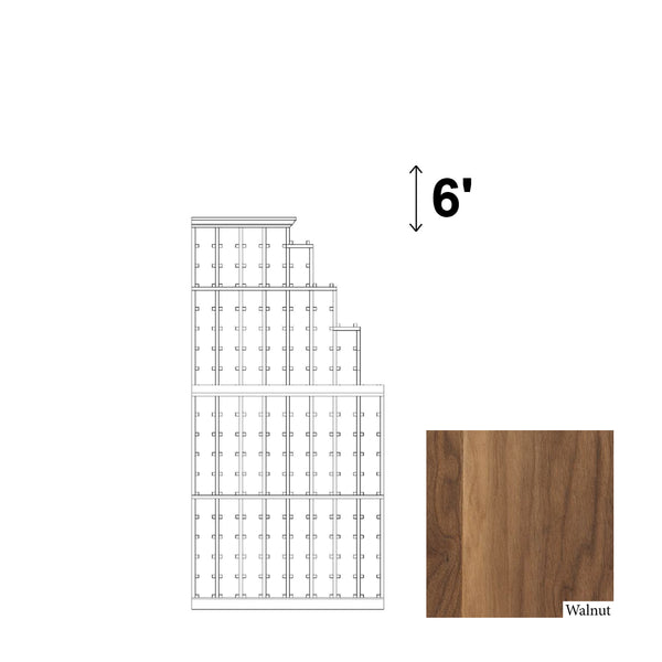 08 Column Cascade Rack Right - 750ml Bottles