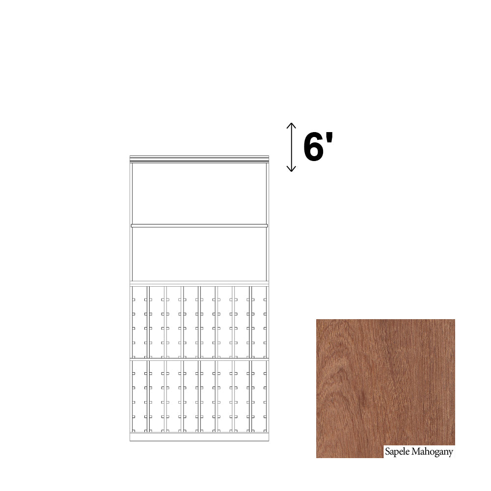 08 Column Rack with Liquor Display Shelves - 750ml Bottles