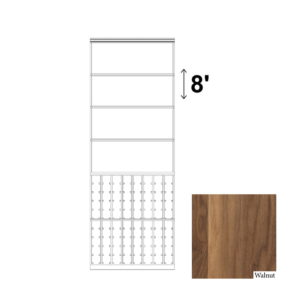 08 Column Rack with Liquor Display Shelves - 750ml Bottles