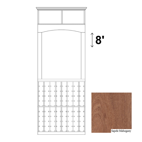 Arch BACONOIR - 8 Column Half-height Rack - 750ml Bottles