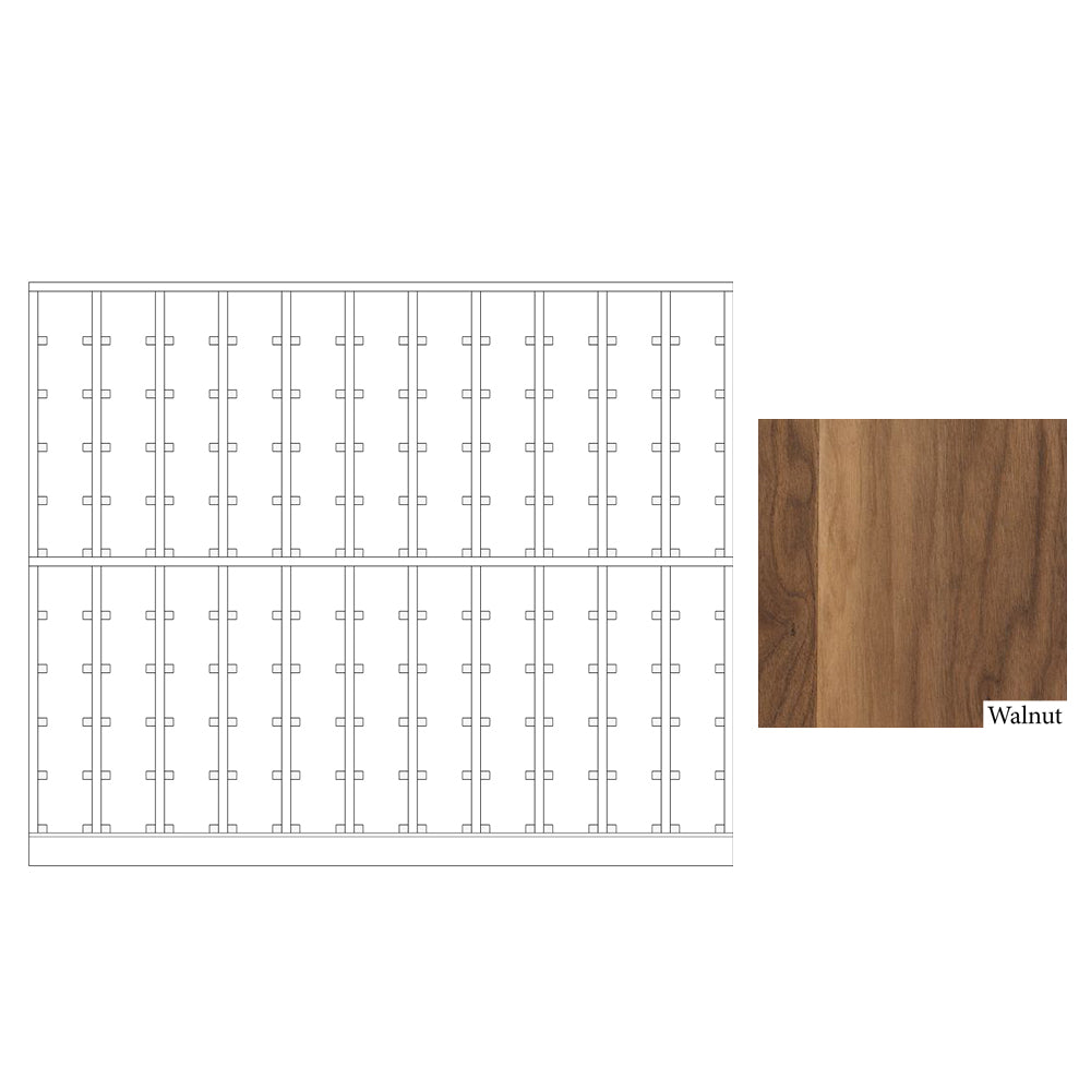 12 Column Base Rack With Countertop - 750ml Bottles
