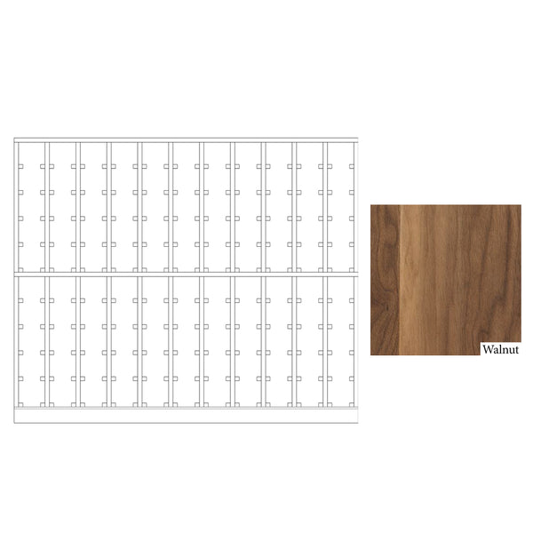 12 Column Base Rack With Countertop - 750ml Bottles