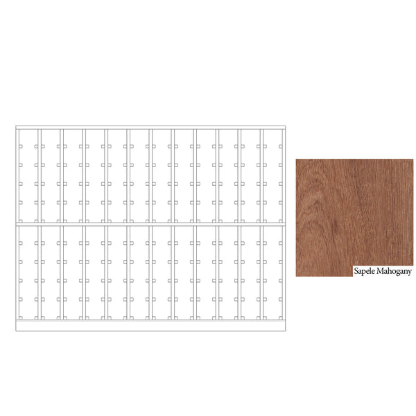 12 Column Base Rack With Countertop - 750ml Bottles