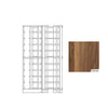 04 Column Curved Corner Base Rack - 750ml Bottles