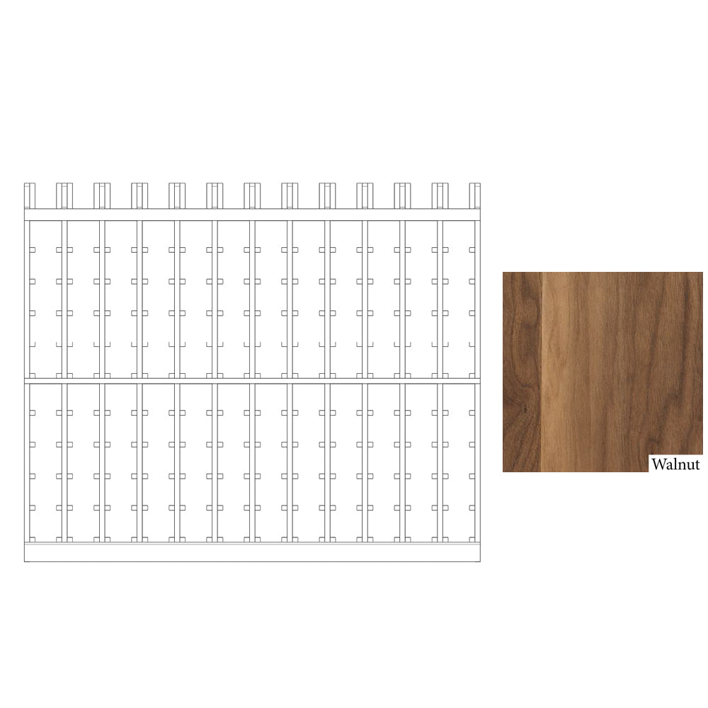 12 Column Base Rack with Display Row - 750ml Bottles