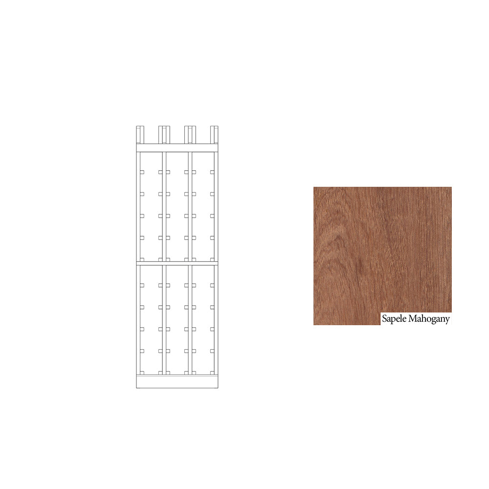 03 Column Base Rack with Display Row - 750ml Bottles