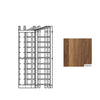04 Column Curved Corner Base Rack with Display Row - 750ml Bottles