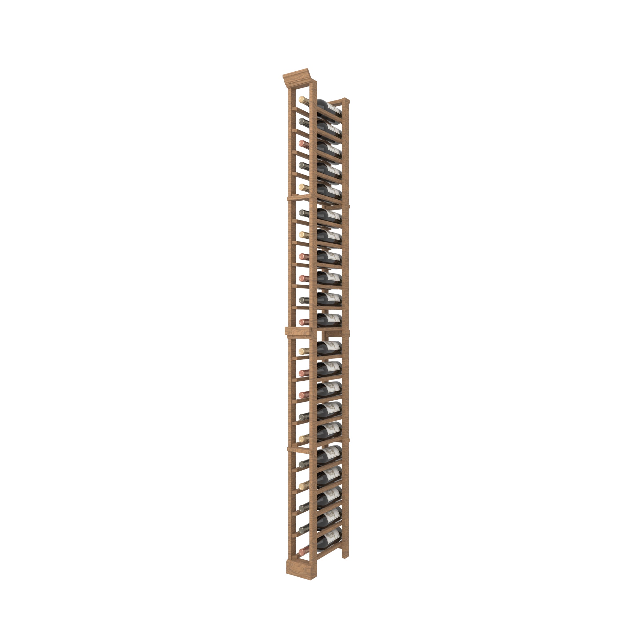 Individual Bottle Premium Wood Wine Rack | 01 Column