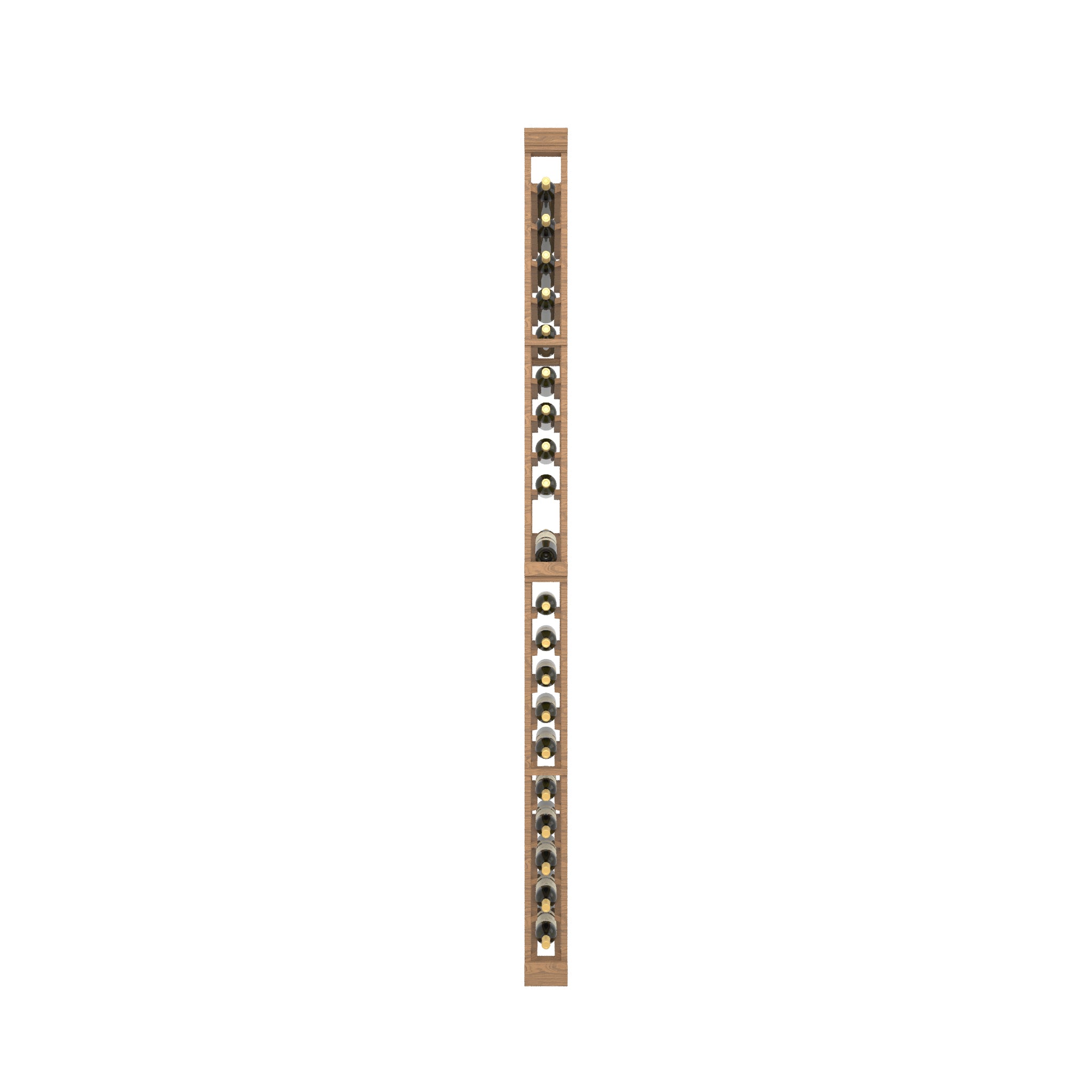 01 Column Rack with Display Row - Ice Wine Bottles