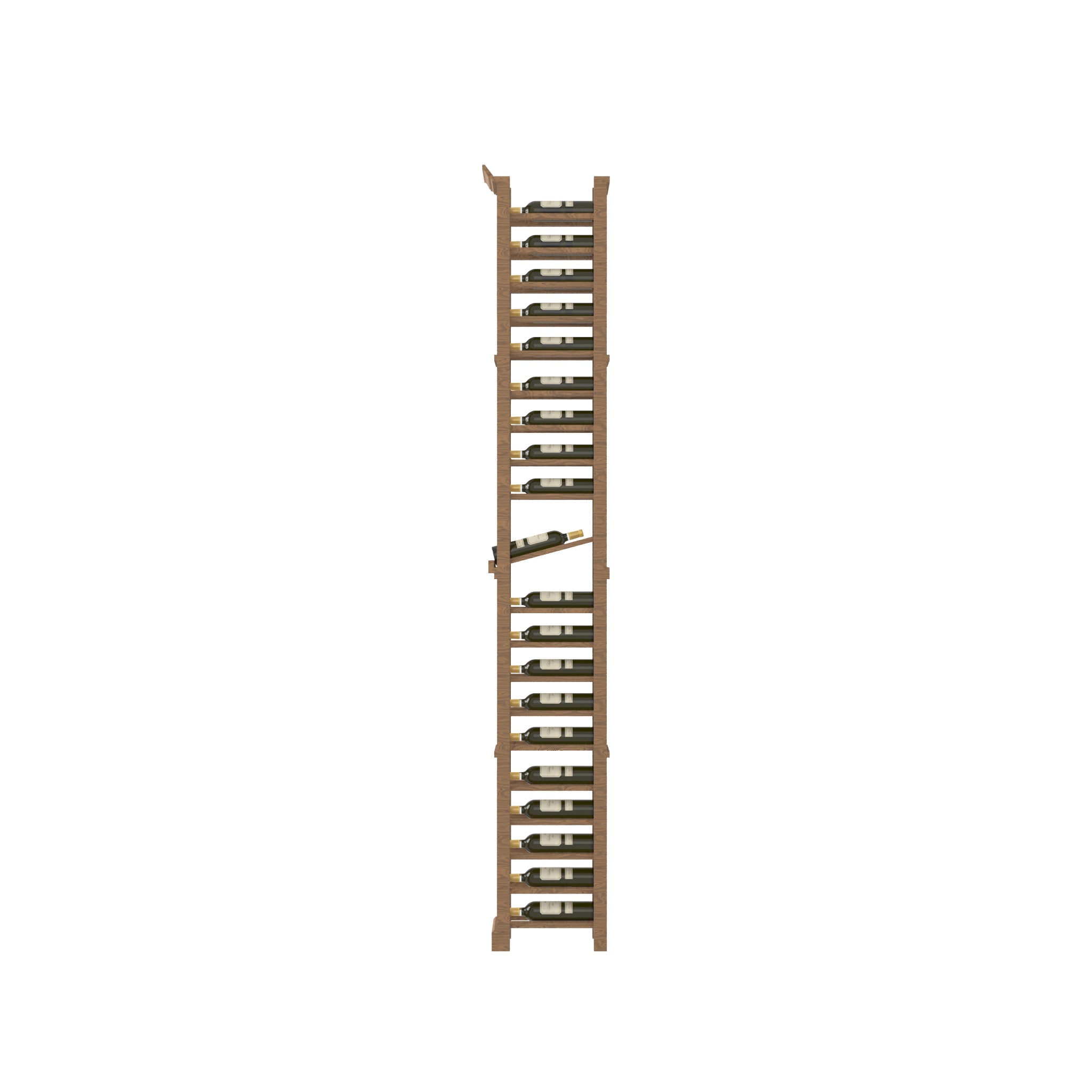 01 Column Rack with Display Row - Ice Wine Bottles