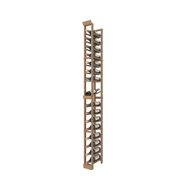Individual Bottle Premium Wood Wine Rack, With Display Row | 01 Column magnum bottles