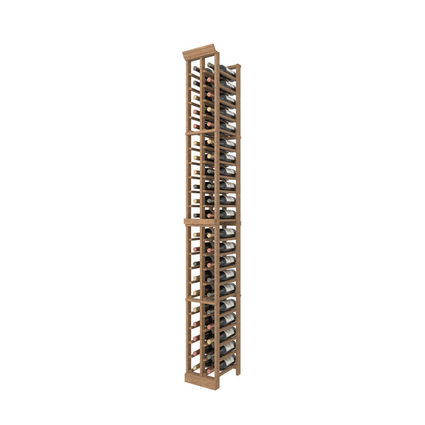 Individual Bottle Premium Wood Wine Rack | 2 Column
