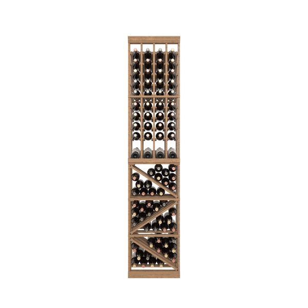 04 Column Rack with Display Row & BIN Storage - 750ml Bottles