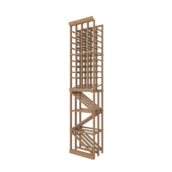 04 Column Rack with Display Row & BIN Storage - 750ml Bottles