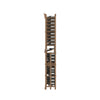 04 Column Rack with Display Row & BIN Storage - 750ml Bottles