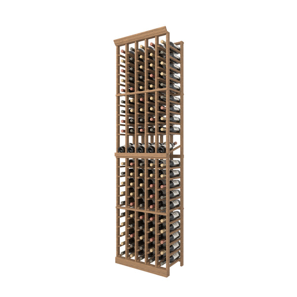 Individual Bottle Premium Wood Wine Rack, With Display Row | 05 Column