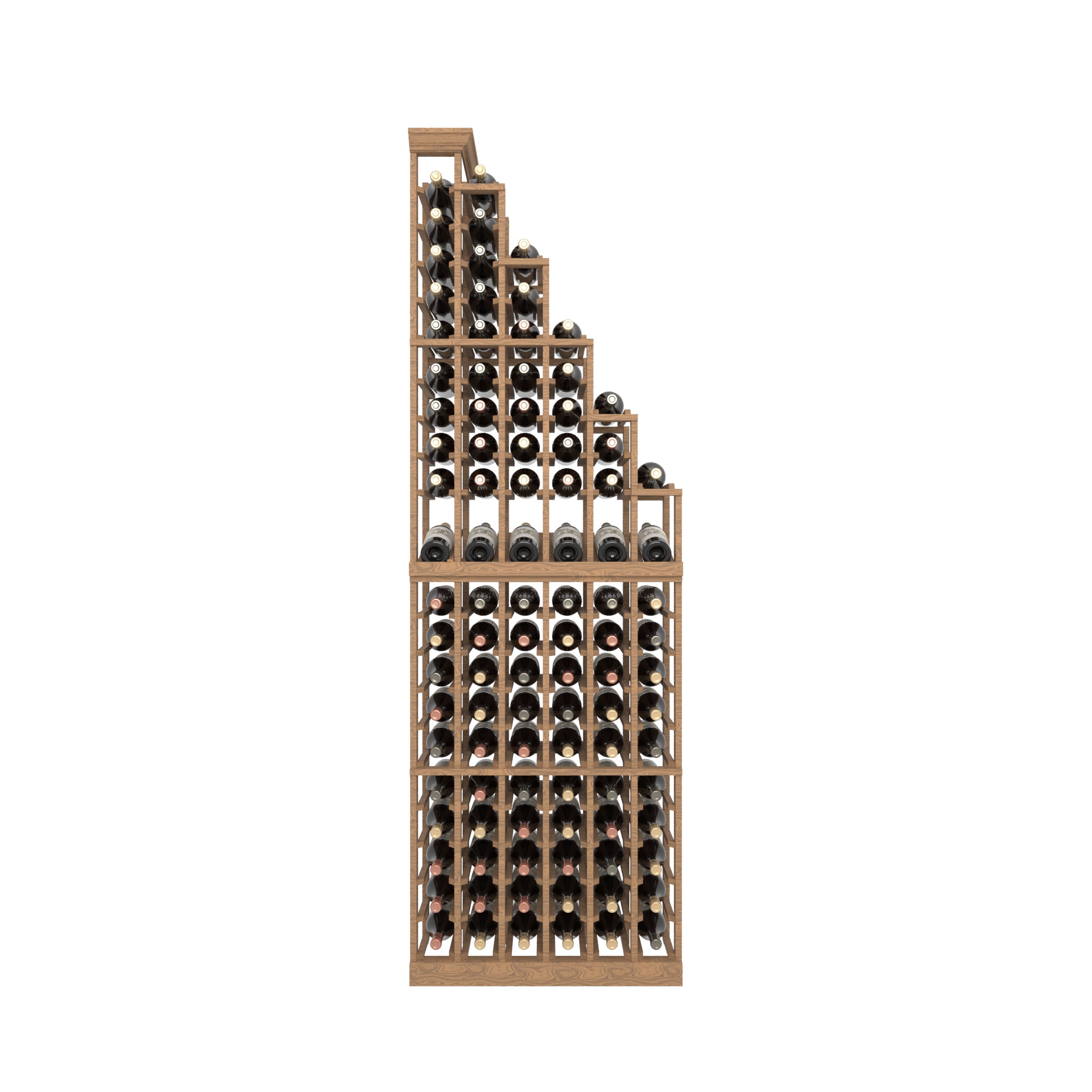 06 Column Cascade Rack Right with Display Row - 750ml Bottles
