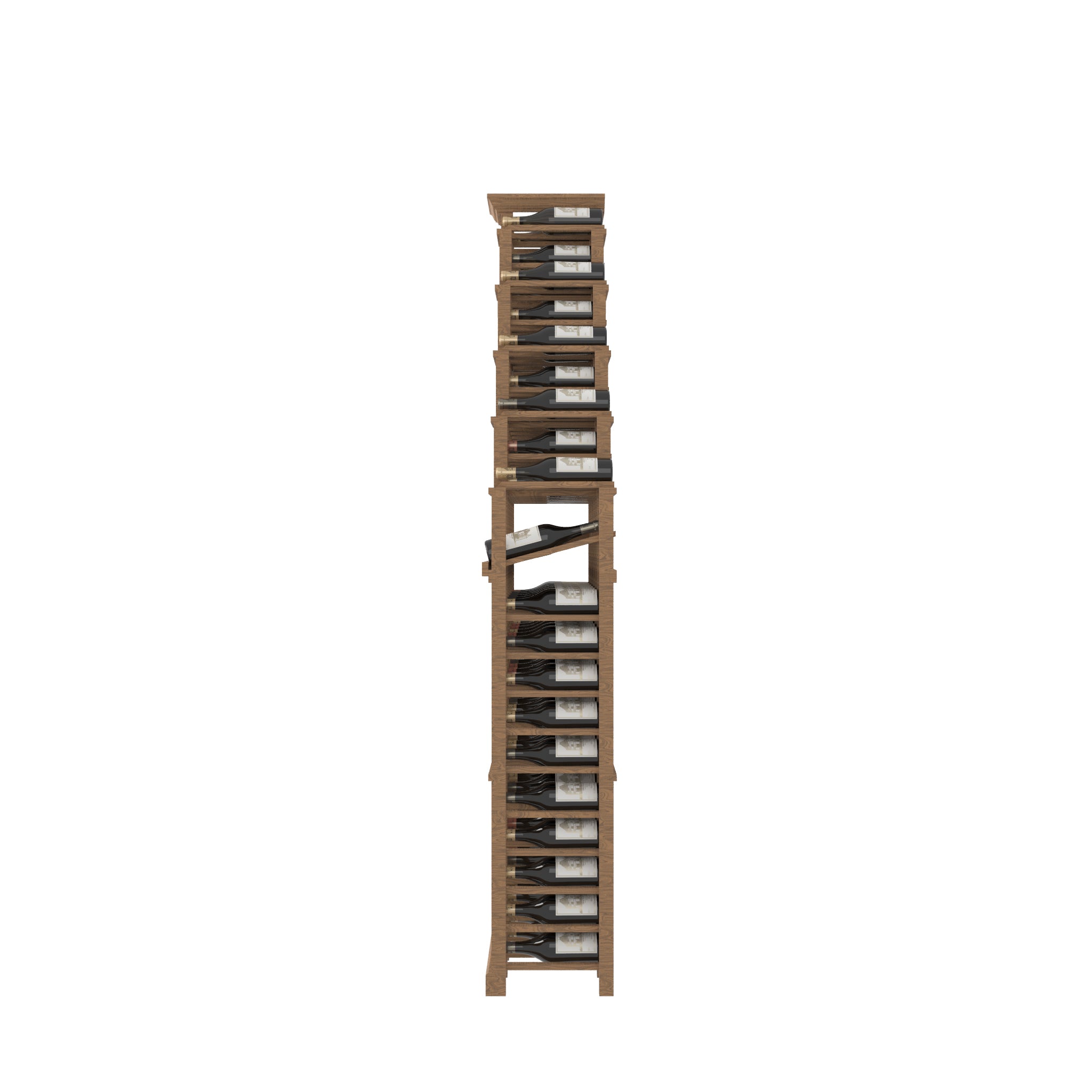 06 Column Cascade Rack Right with Display Row - 750ml Bottles