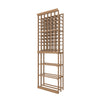 06 Column Rack with Display Row & CASE Storage - 750ml Bottles
